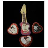 Vintage collector Elvis tins