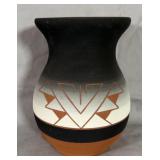 Signed Sioux Pottery Vase 6'