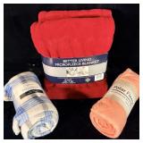 King size Micro fleece blanket, fleece throw