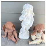 Garden cherub outdoor yard decor >