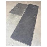 Two shop rugs 4 foot and 8 foot