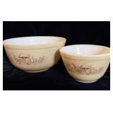 Pyrex Forest Fantasy Mushroom Mixing Bowls>