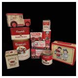 (10) Vintage Campbells Soup Collector Tins