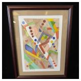 Original abstract art watercolor by Elke Sommer
