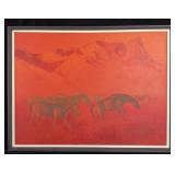Jim Molsted, Caballada (Herd of Horses), 1968, >