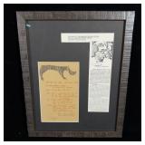 Roger Broer, hand printed verse (ï¿½The Adopting >