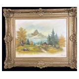 Original oil on canvas painting by T. Bentley ï¿½