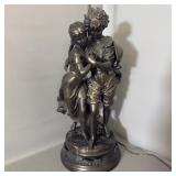 Art Nouveau bronze sculpture stamped Adrien