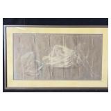 Study for seated female form at top left of >