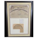 Framed Photograph Showing complete plaque in the >