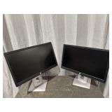 (2)  HP EliteDisplay E222  21.5-inch