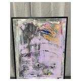 Anomia Abstract Painting on Canvas 24x30