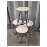 (4) Meal Stools 18'