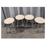 (4) Meal Stools 18'