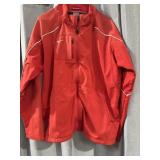 Red Nike team apparel zip up jacket size large