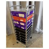 Rolling storage drawers 38ï¿½ x 13ï¿½ x 15ï¿½