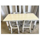 height-adjustable kids' activity table and