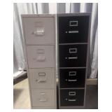 Metal 4 drawer filing cabinets