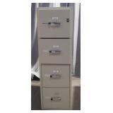 Phoenix fireproof waterproof locking metal filing
