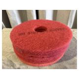 (5)  14ï¿½ 3M red buffer pads