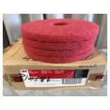 (4) 14ï¿½ 3M red buffer pads
