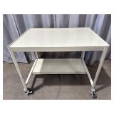 Metal rolling storage cart three 6ï¿½ x 25.5ï¿½ x