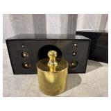 Brass scale weights