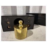 Brass scale weights