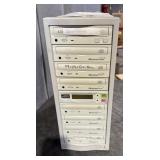 Aleratec 1:7 DVD Copy Tower 2 of the CD drives