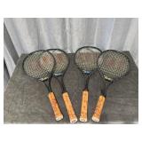(4) Wilson GLM25 Graphite Tennis Rackets