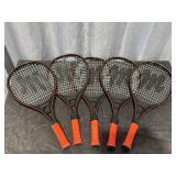 (5) MacGregor Junior Tennis Rackets