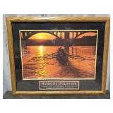 Framed Working Together Print 31x25