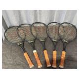 (5) Wilson GLM25 Graphite Tennis Rackets