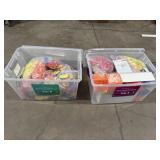 Manipulative tubs learning games blocks and other