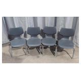 (4) stackable children's chairs