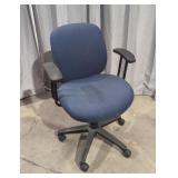 Rolling office chair One arm is chipped