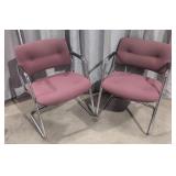 (2) Vintage Steelcase Cantilever Chairs