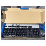 Hewlett-Packard keyboard and mouse