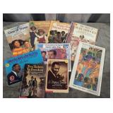 Hard and soft cover books. Martin Luther King and