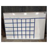 Large heavy classroom mounted whiteboard 72ï¿½ x