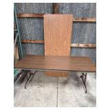 (2) Heavy duty 6 foot folding utility tables