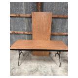 (2) Heavy duty 6 foot folding utility tables