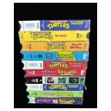 Vintage Teenage Mutant Ninja Turtles VHS tapes