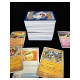 Stack of Pokï¿½mon cards