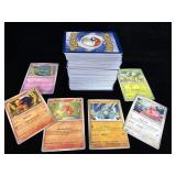 Stack of Pokï¿½mon cards