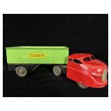 1940s Wyandotte pressed steel 'shark nose'
