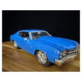 1970 Chevy Chevelle SS blue 1/24 scale diecast