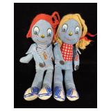 2 LEVI'S 10' KNICKERBOCKER JEAN DOLLS RAG DOLL