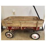 vintage Radio Flyer Trav-ler red wagon