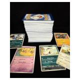 Stack of Pokï¿½mon cards